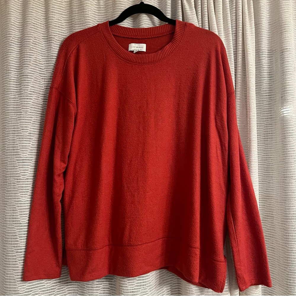 Lucky Brand Cozy Crewneck Lightweight Sweater - Picture 7 of 11